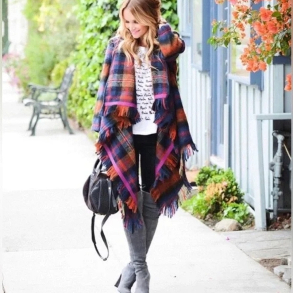 ANTHRO | $198 Hei Hei Tartan Blanket Cardigan - Picture 3 of 7